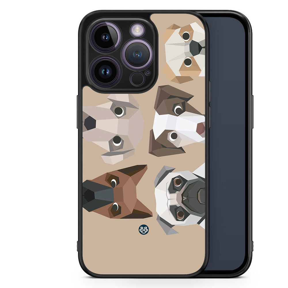 iPhone 14 Pro Case - Cute Dogs