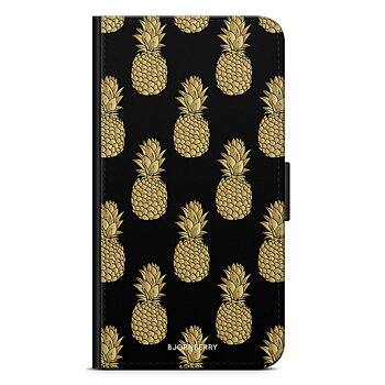 Sony Xperia Z3 Plånboksfodral - Guldiga Ananas
