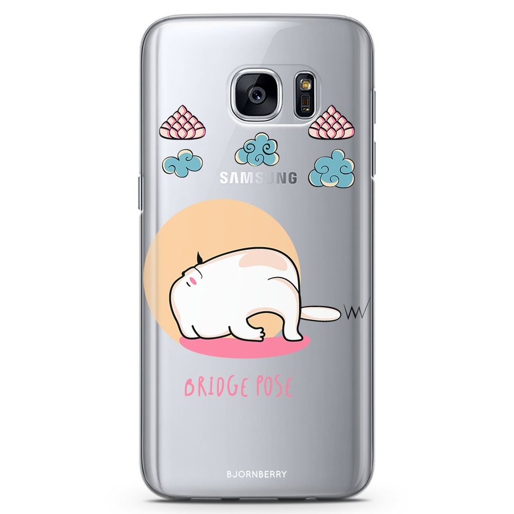 Samsung Galaxy S7 TPU Case - Bridge Pose