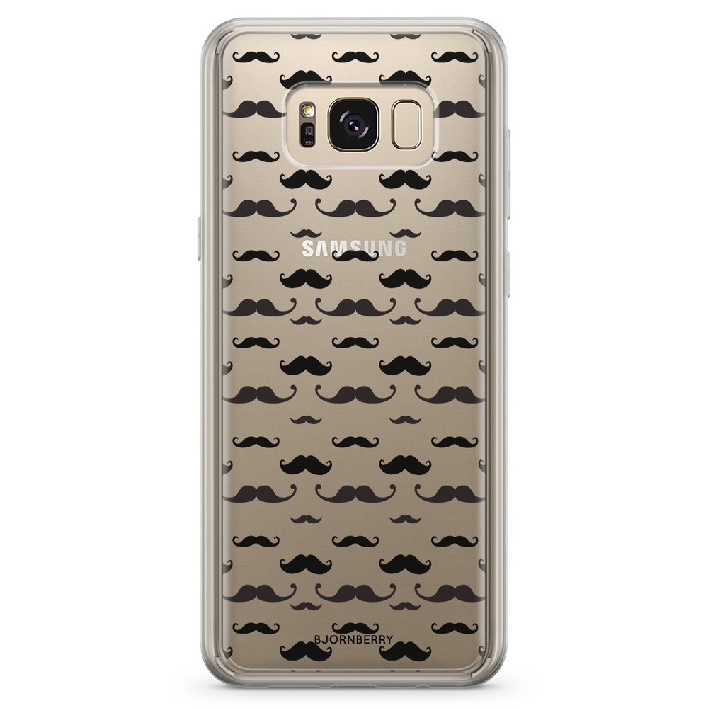Samsung Galaxy S8 Plus Fashion Case - Mustache Pattern