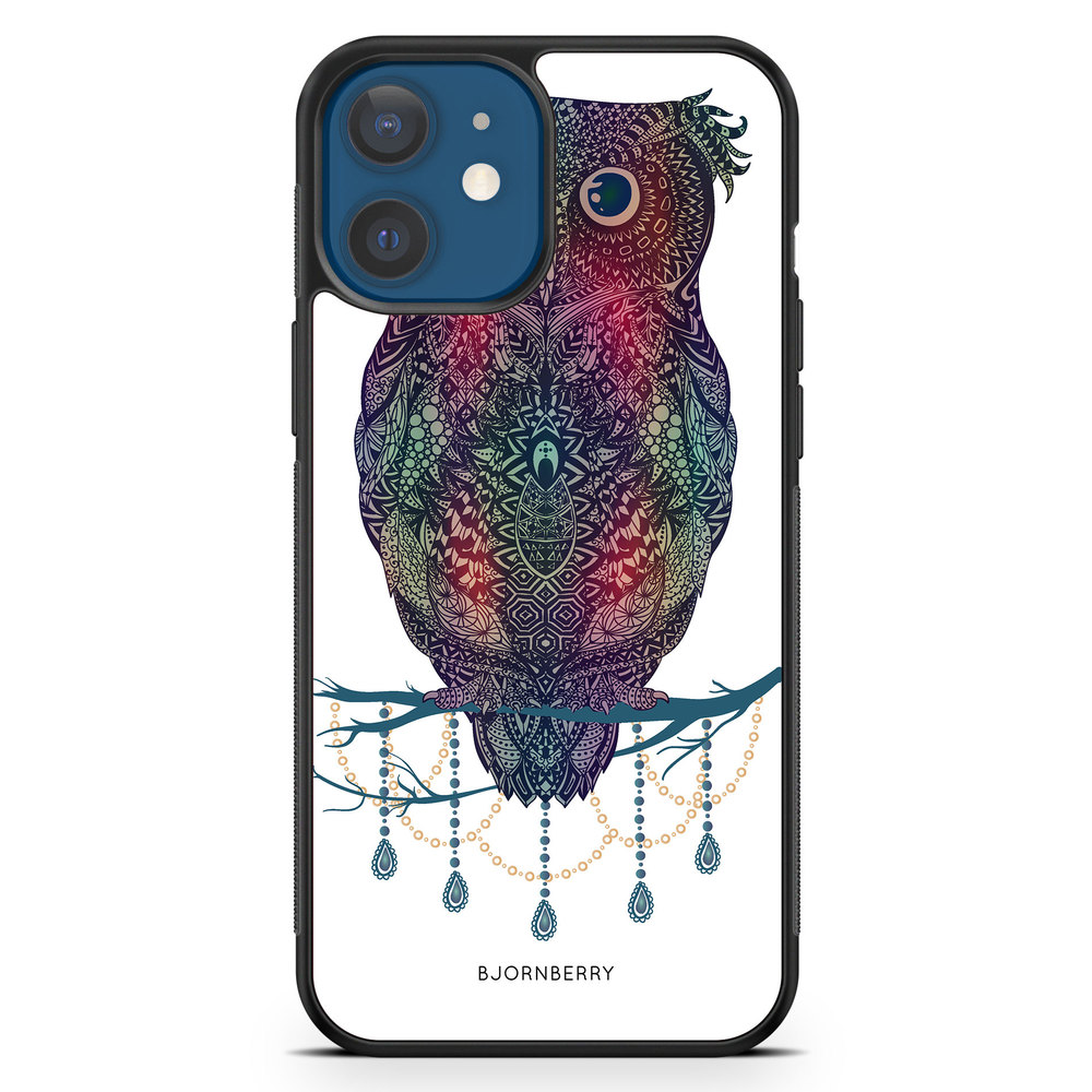 iPhone 12 Mini Case - Mandala Owl