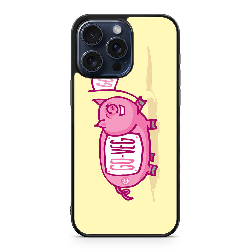 iPhone 15 Pro Max Case - Pink Pig