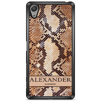 Sony Xperia XA1 Case Custom - Brown Snake Name