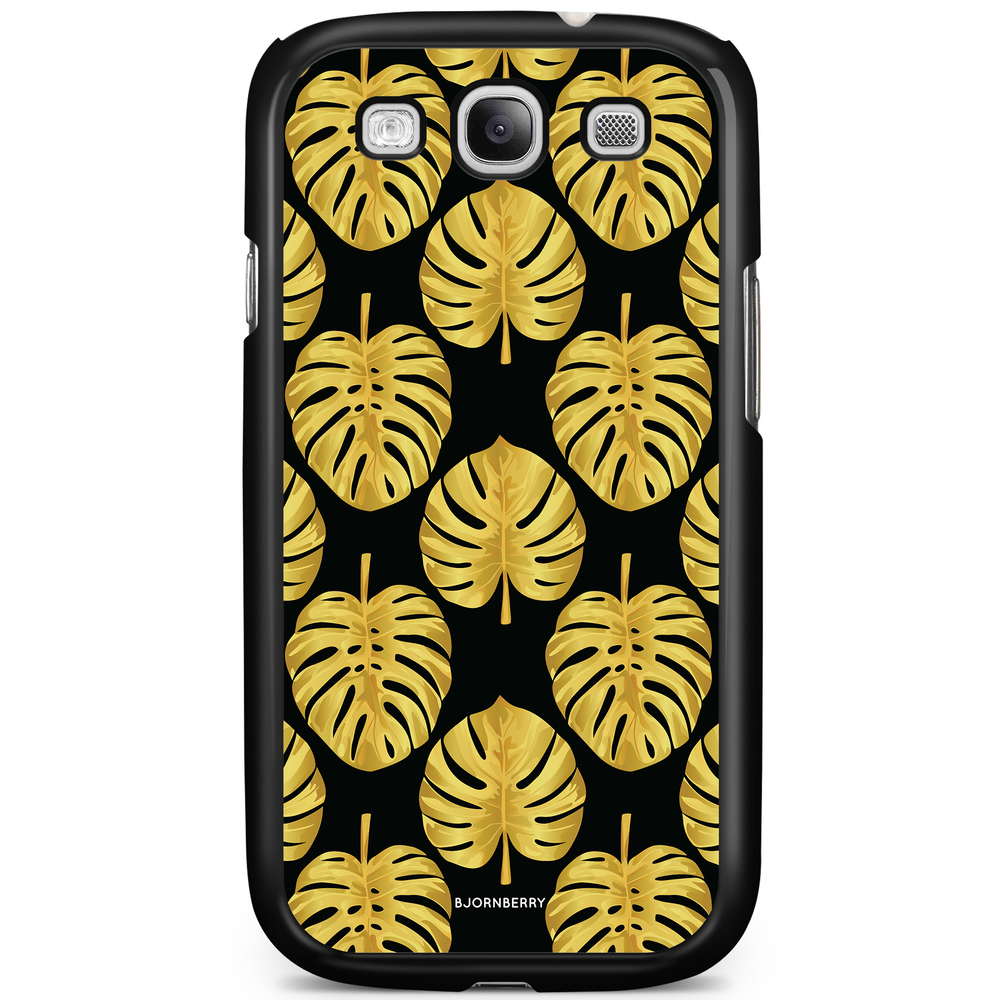 Samsung Galaxy S3 Mini Case - Gold Monstera