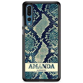 Huawei P20 Pro Custom Case - Custom Blue Snake