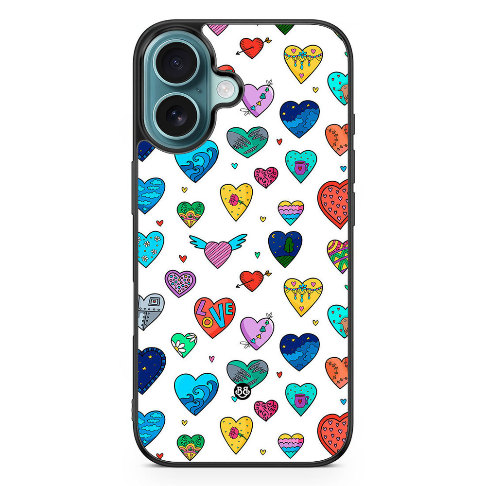 iPhone 16 Case - Hearts
