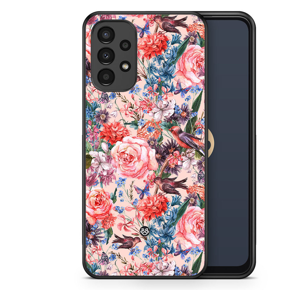 Samsung Galaxy A13 Case - Birds & Flowers
