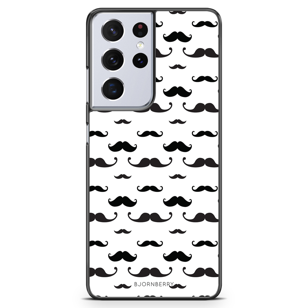 Samsung Galaxy S21 Ultra Case - Mustache Pattern