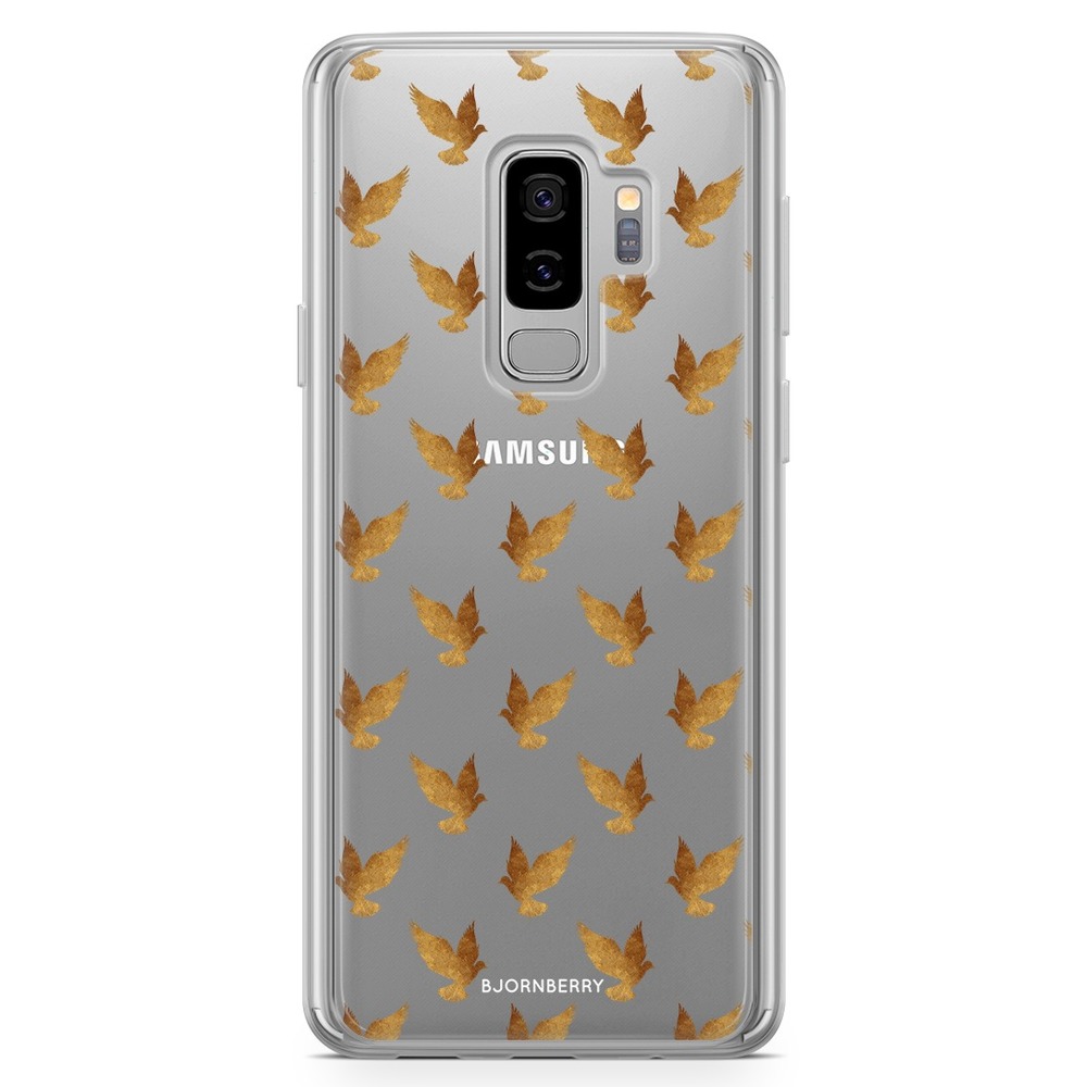 Samsung Galaxy S9 Plus Fashion Case - Golden Doves