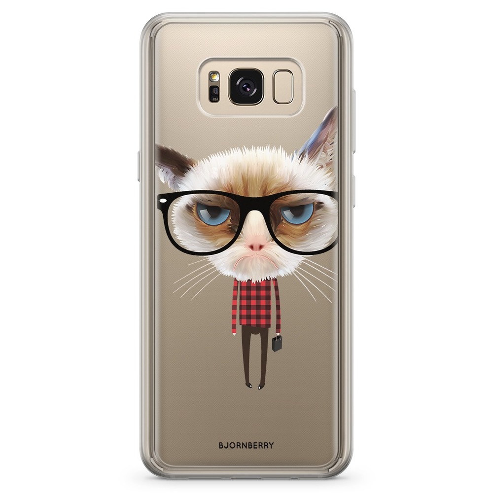 Samsung Galaxy S8 Plus Fashion Case - Hipster Cat