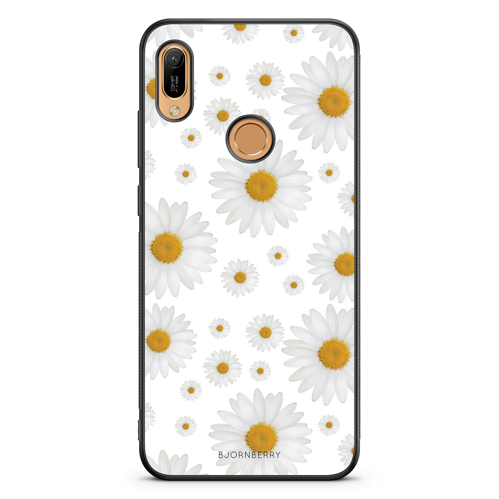 Huawei Y6 2019 Case - Marguerite Pattern