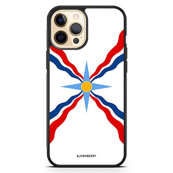 iPhone 12 Pro Max Skal - Assyriska flaggan