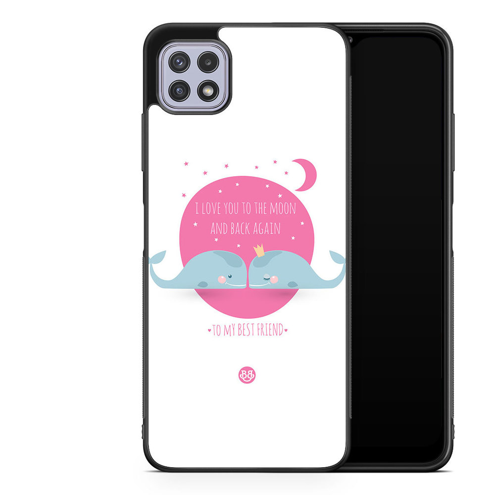 Samsung Galaxy A22 4G Skal - Love You To The Moon