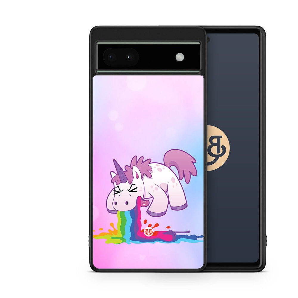 Google Pixel 6a Case - Puking Unicorn