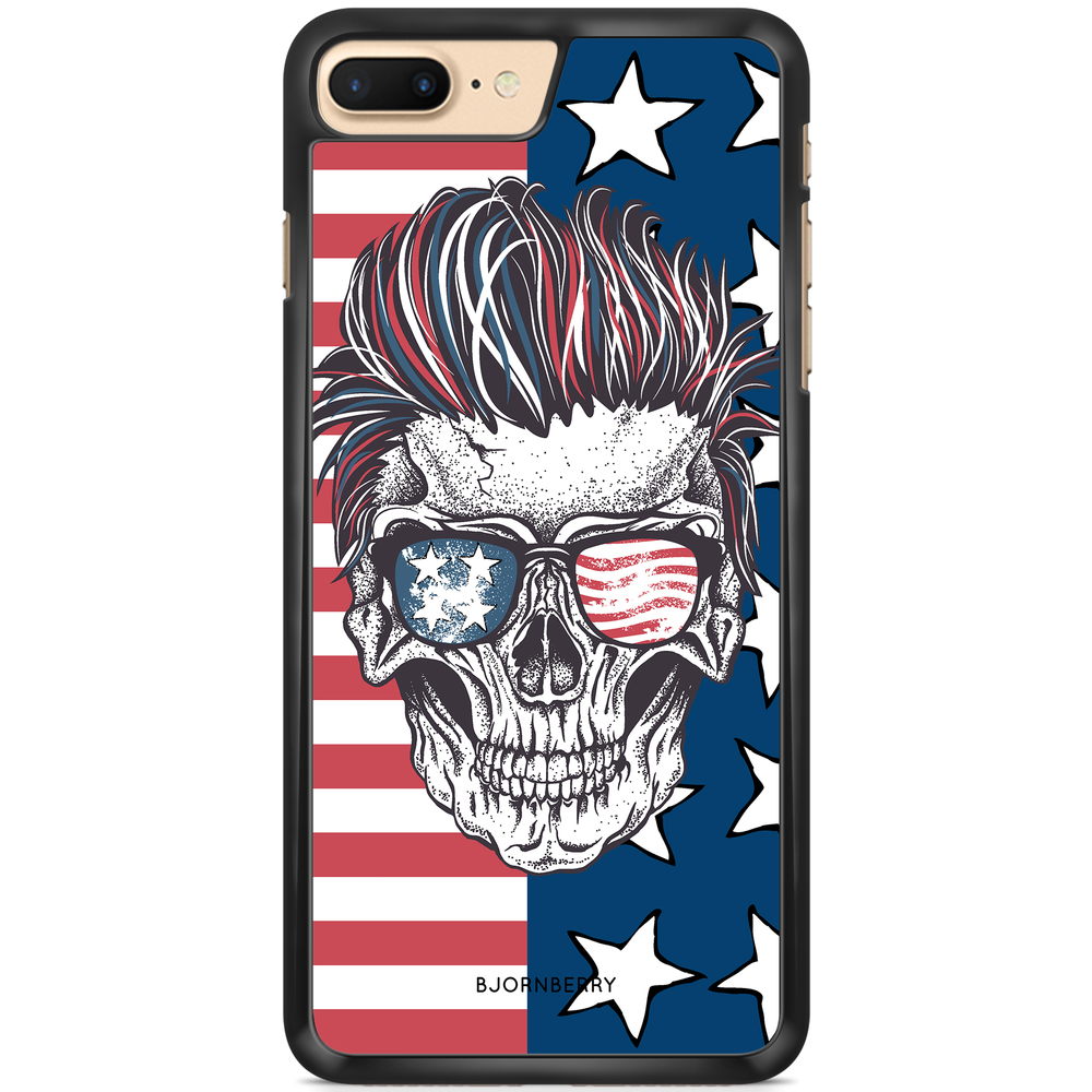 iPhone 7 Plus Case - USA Skull