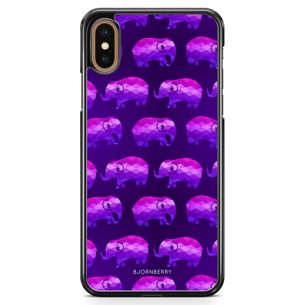 iPhone XS Max Case - Purple Elephant