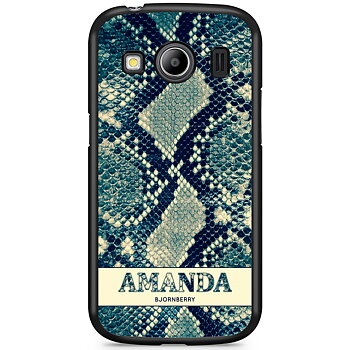 Samsung Galaxy Ace 4 Skal Custom - Custom Blue Snake