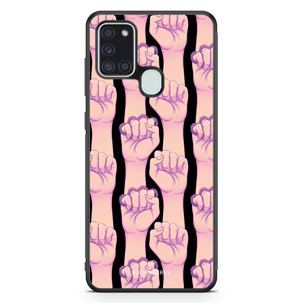 Samsung Galaxy A21s Case - Hand Pattern