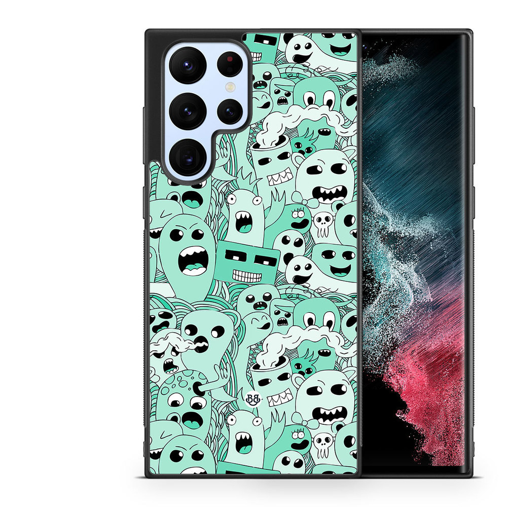 Samsung Galaxy S23 Ultra 5G Case - Spökmönster