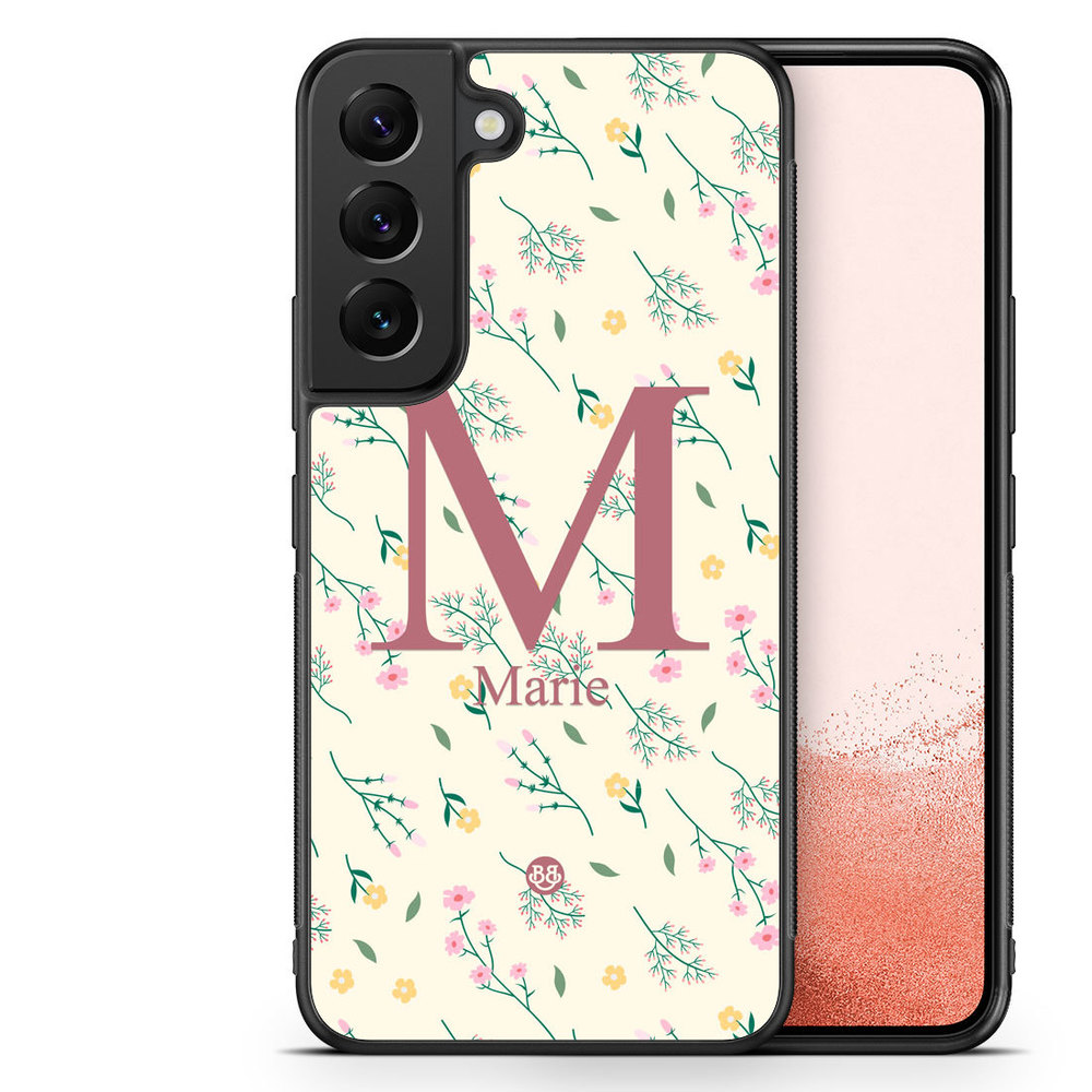 Samsung Galaxy S22 Plus 5G Custom Case - AWAKEN - Floral Elegance