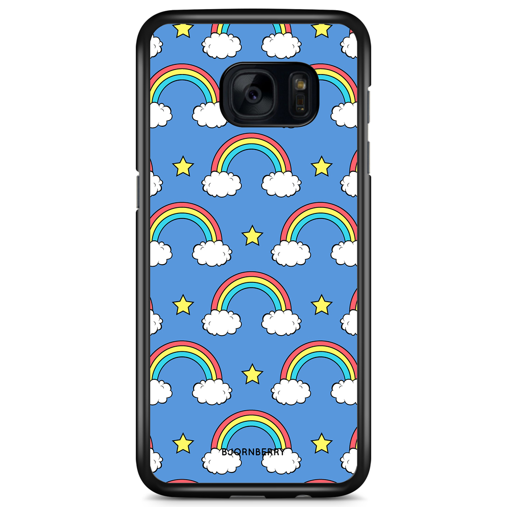 Samsung Galaxy S7 Edge Case - Rainbow Pattern