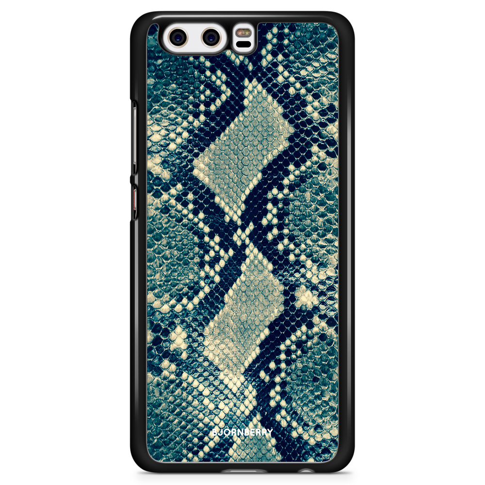Huawei P10 Plus Case - Blue Snakeskin