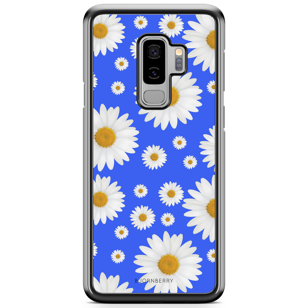 Samsung Galaxy S9 Plus Case - Blue Daisy Flowers
