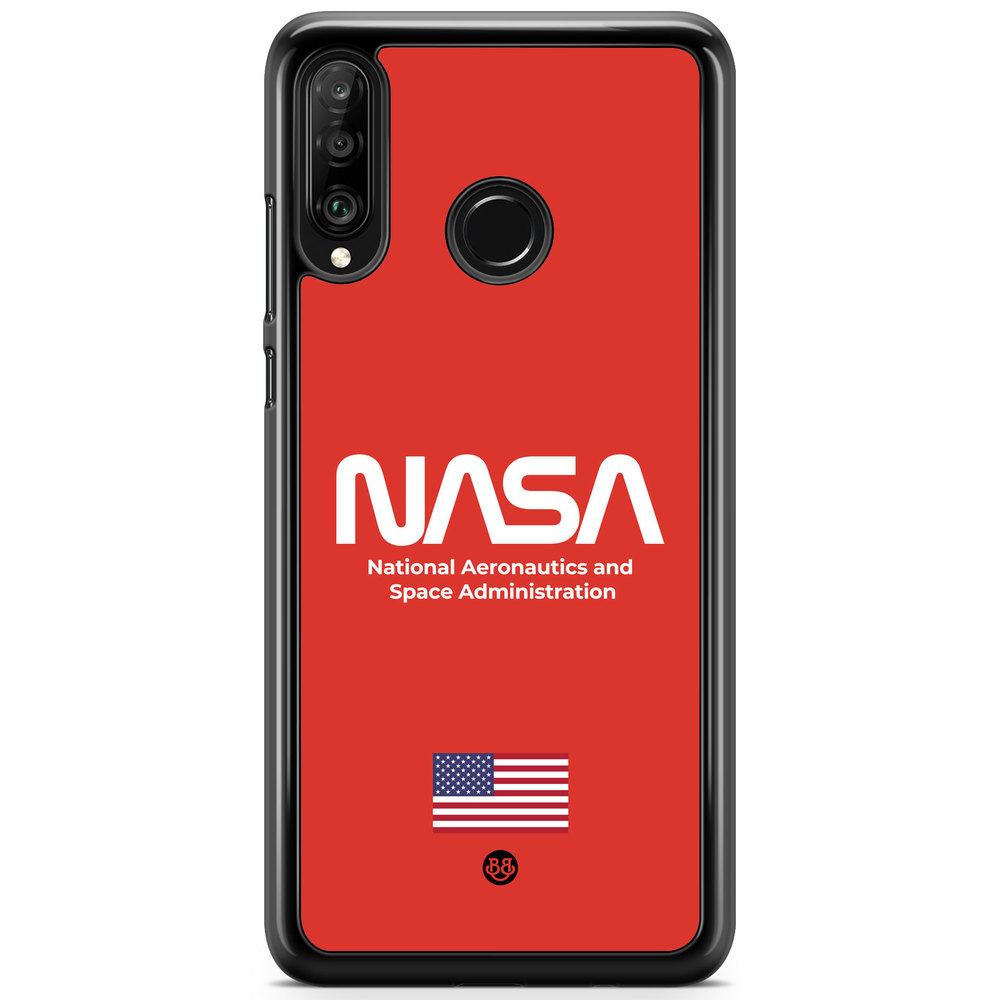 Huawei P30 Lite Case - NASA Worm Red