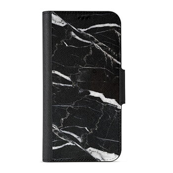 Naive iPhone 6 Plus / 6s Plus Wallet Case- Black Marble