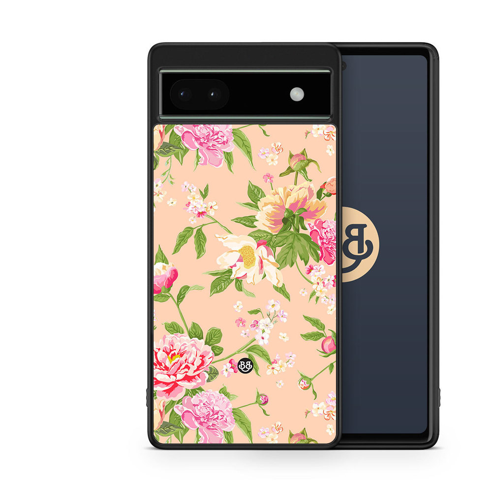 Google Pixel 6a Case - Peony Flowers