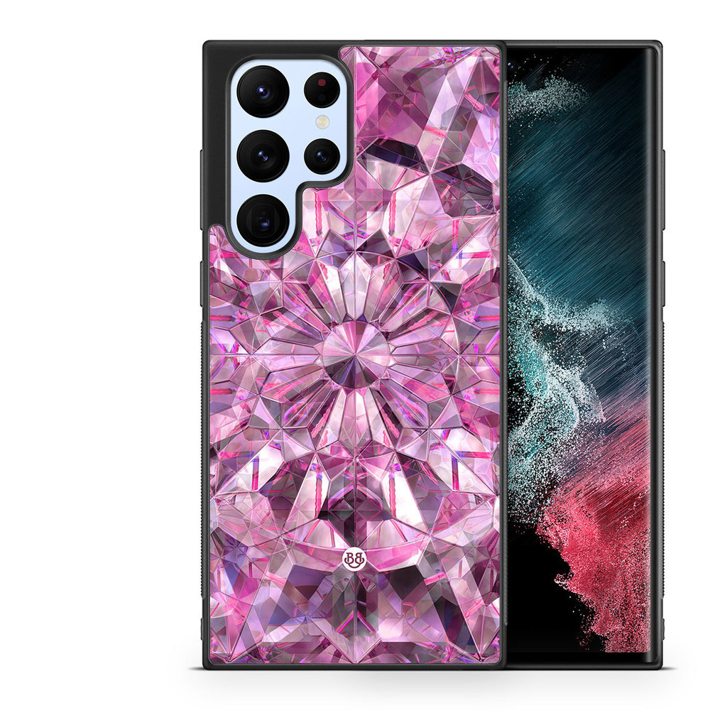 Samsung Galaxy S23 Ultra 5G Case - Pink Crystals