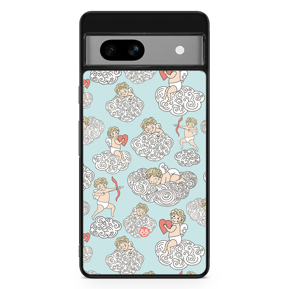 Google Pixel 7a Case - Angels and Clouds