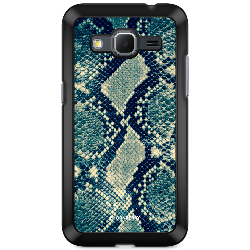Samsung Galaxy Core Prime Case - Blue Snakeskin