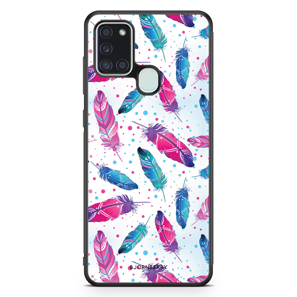 Samsung Galaxy A21s Case - Feathers