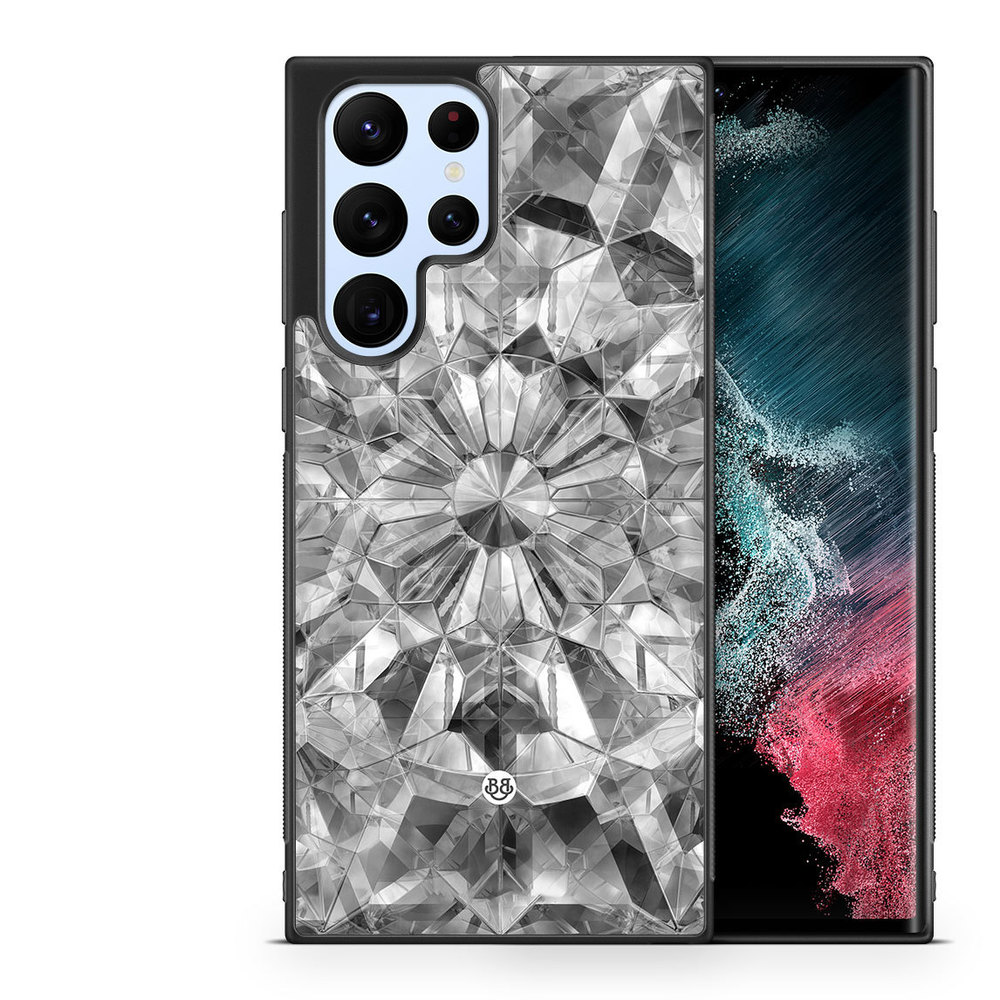 Samsung Galaxy S23 Ultra 5G Case - Grey Crystals