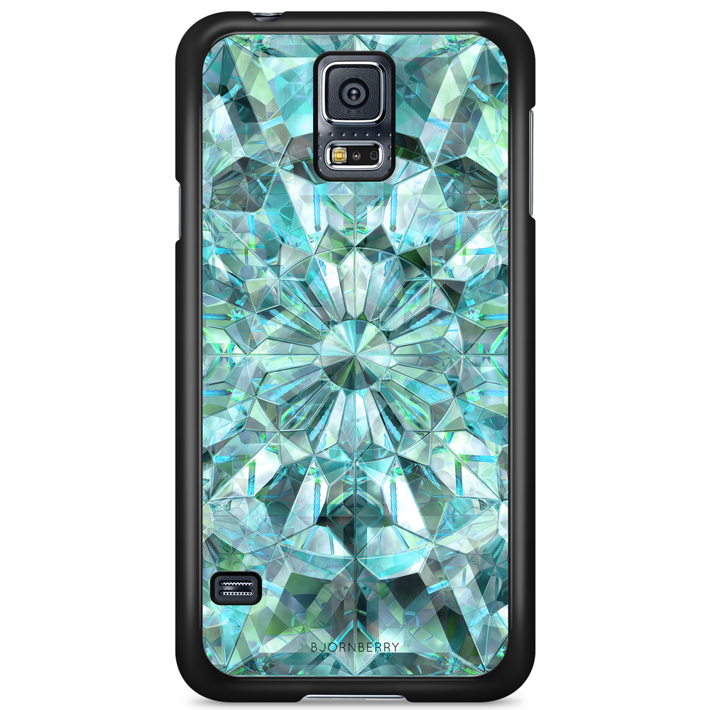 Samsung Galaxy S5/S5 NEO Case - Green Crystals