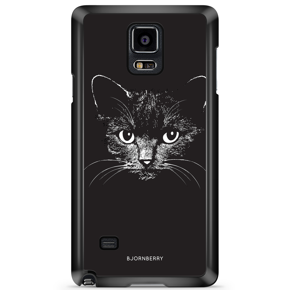 Samsung Galaxy Note 4 Case - Black/White Cat