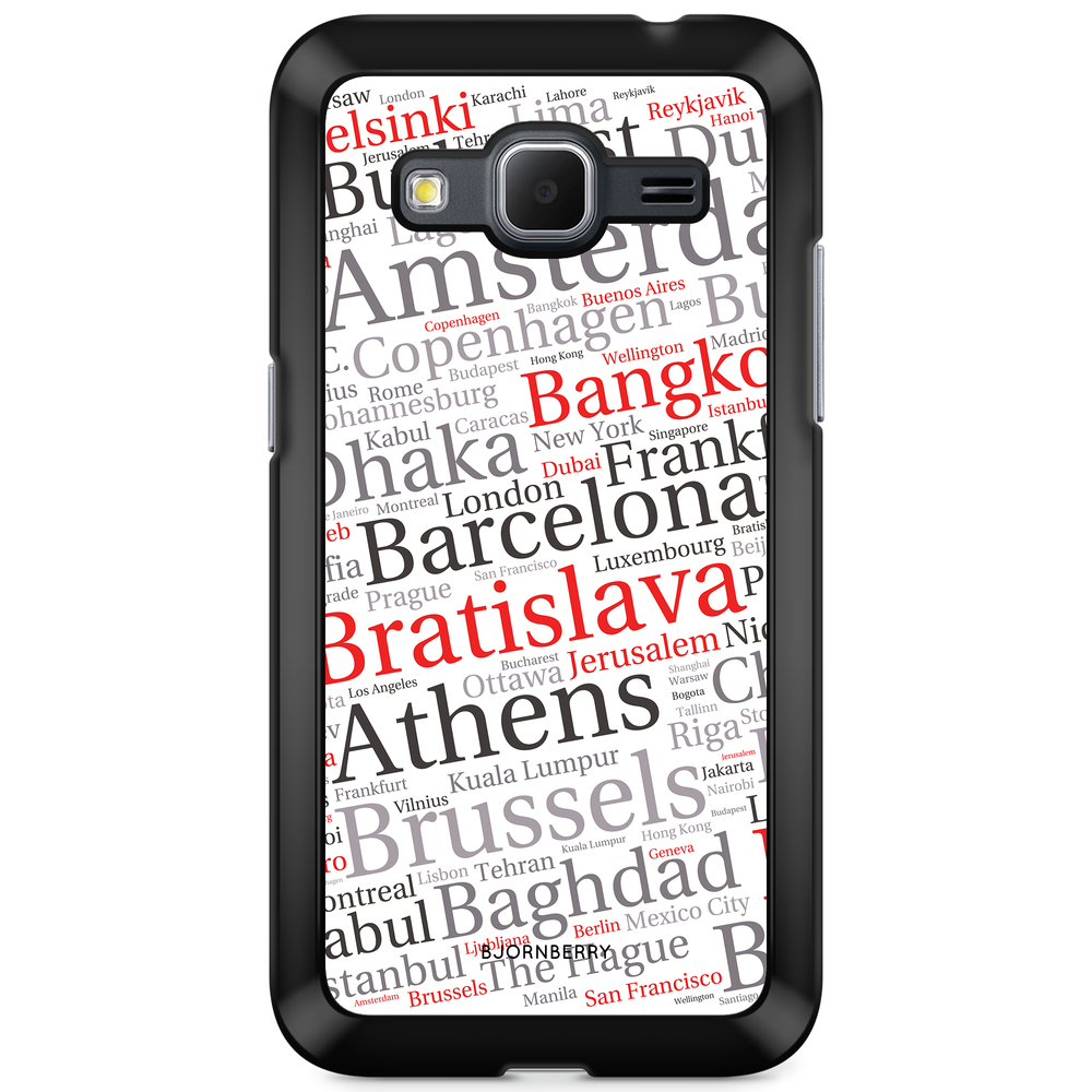Samsung Galaxy Core Prime Case - City Names