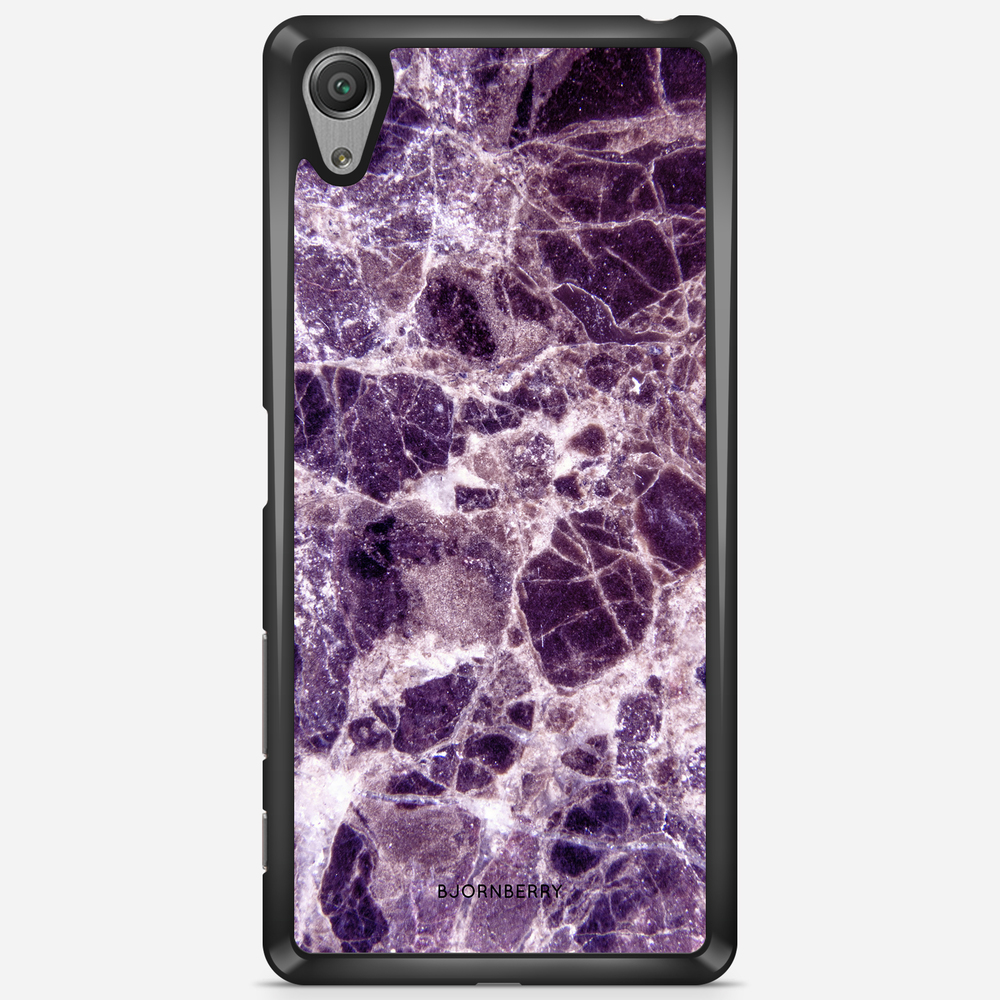 Sony Xperia X Performance Case - Purple Marble