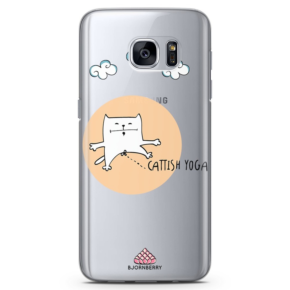 Samsung Galaxy S7 TPU Case - Cattish Yoga
