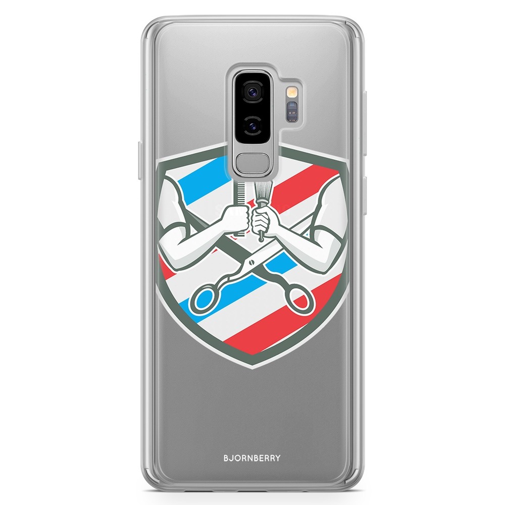 Samsung Galaxy S9 Plus Fashion Case - Barber Logo