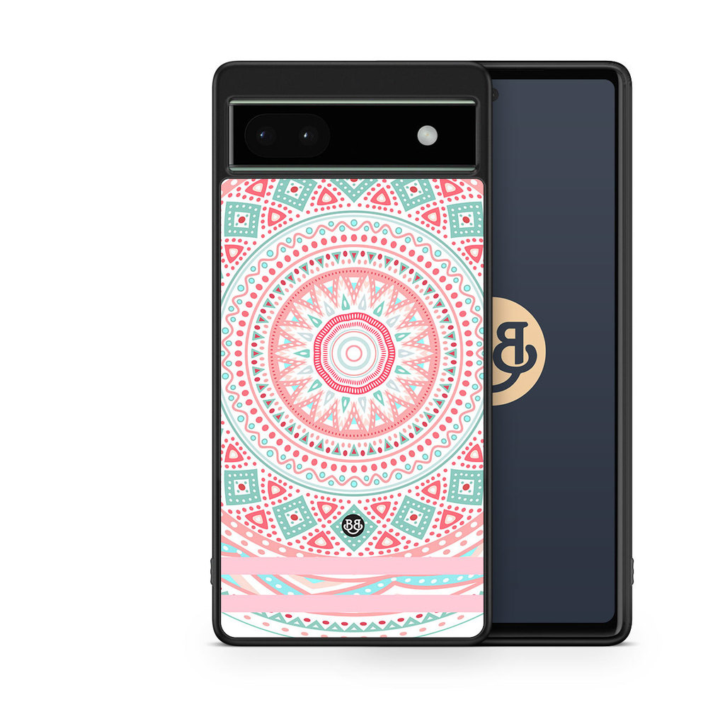Google Pixel 6a Case - Pastel Mandala