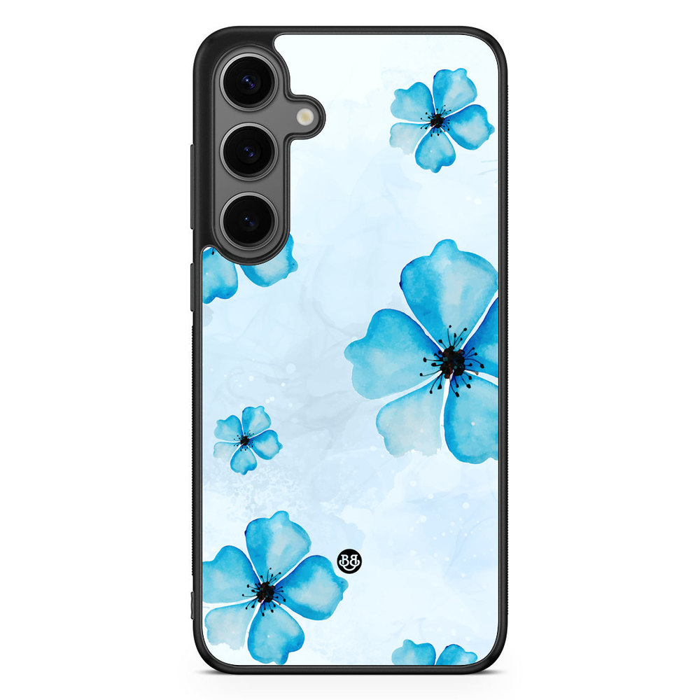 Samsung Galaxy S24 Plus Case - WILD BLOOM - Blue Bloom