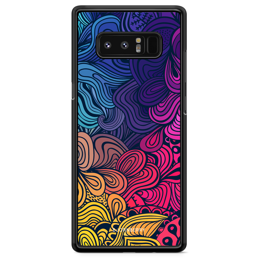 Samsung Galaxy Note 8 Case - Retro Flowers