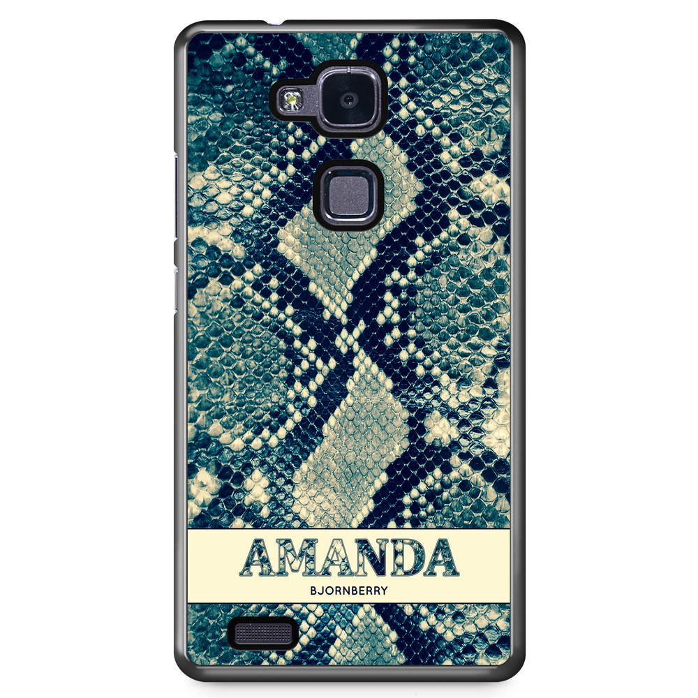 Huawei Honor 5X Case Custom - Custom Blue Snake