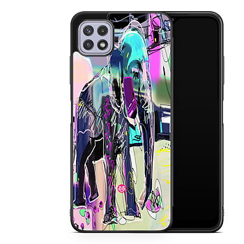 Samsung Galaxy A22 4G Case - Abstract Elephant