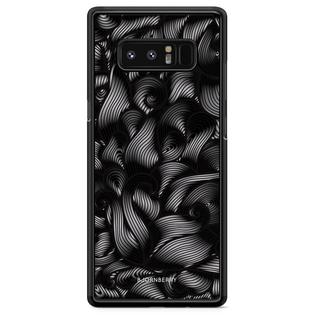 Samsung Galaxy Note 8 Case - Black Waves