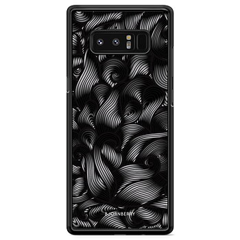 Samsung Galaxy Note 8 Skal - Svarta Vågor