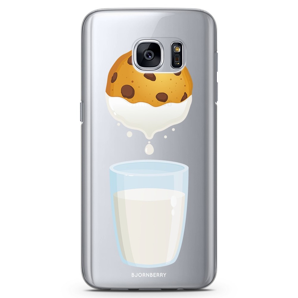 Samsung Galaxy S7 TPU Case - Milk and Cookies