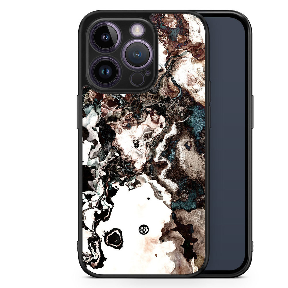 iPhone 14 Pro Case - Marble Brown